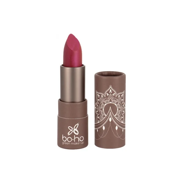 Boho Green Make-up Rouge à Lèvres Nacré Transparent Bio 3,5 g - Teinte : 402 : Vanille Fraise
