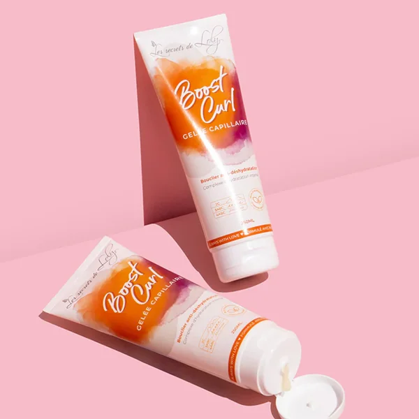 BOOST CURL - Gelée Capillaire Bouclier Anti-Deshydratation - Cheveux Ondulés, Bouclés, Frisés, Crépus, 250ml