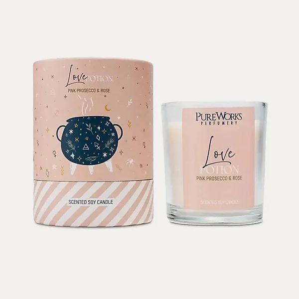Bougie Candela "Love Potion" Pink Prosecco & Rose
