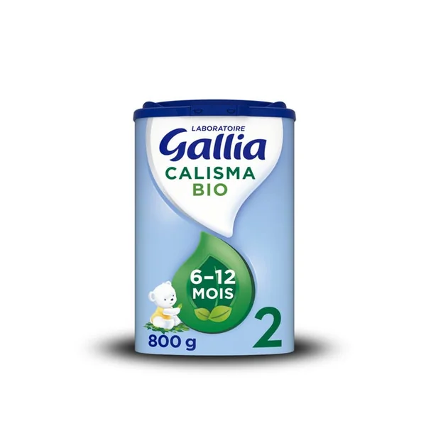 CALISMA - Lait 2ème ge Bio - De 6 à 12 mois, 800g