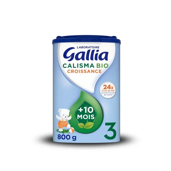 CALISMA - Lait de Croissance 3ème ge Bio - 10 mois et plus, 800g