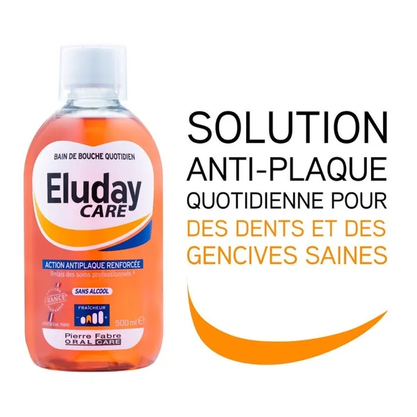 CARE - Bain de Bouche Quotidien Action Antiplaque Renforcée, 500ml