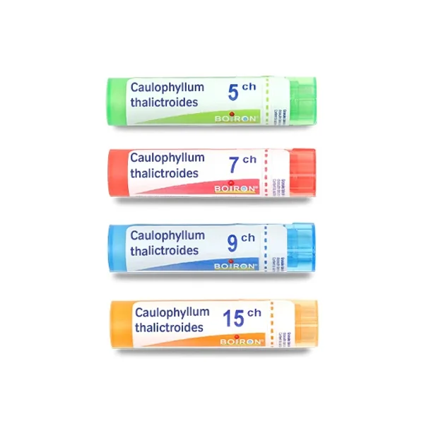 Caulophyllum thalictroides granules homéopathie Boiron