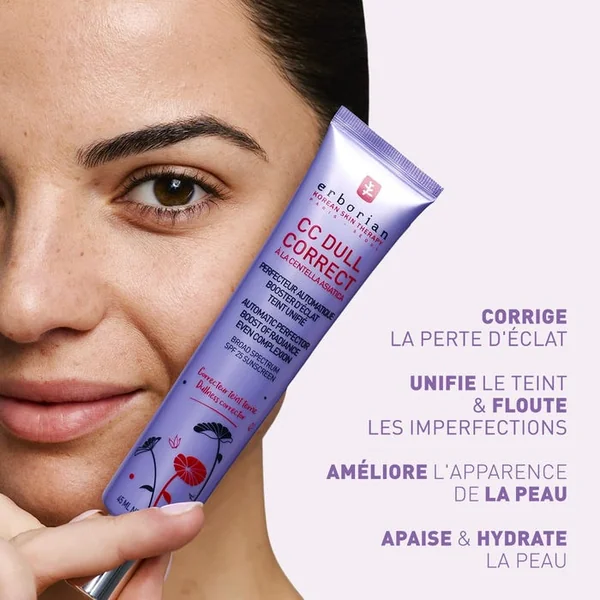 CC Dull Correct à la Centella Asiatica - Tous Types de Peaux, 15ml