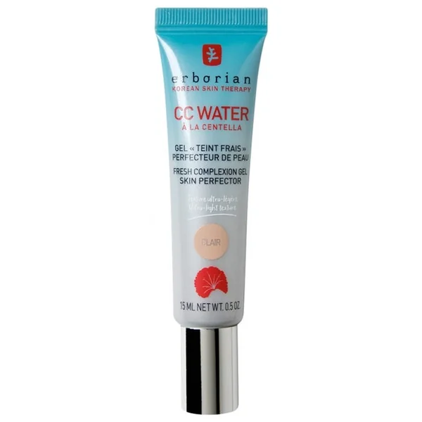 CC WATER - Gel Teint Frais Perfecteur de Peau - Teinte Claire - Peaux Sèches, 15ml