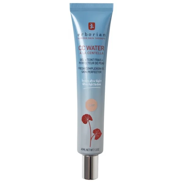 CC WATER - Gel Teint Frais Perfecteur de Peau - Teinte Claire - Peaux Sèches, 40ml