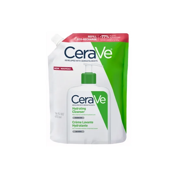 CeraVe Crème Lavante Hydratante Éco-Recharge 473 ml