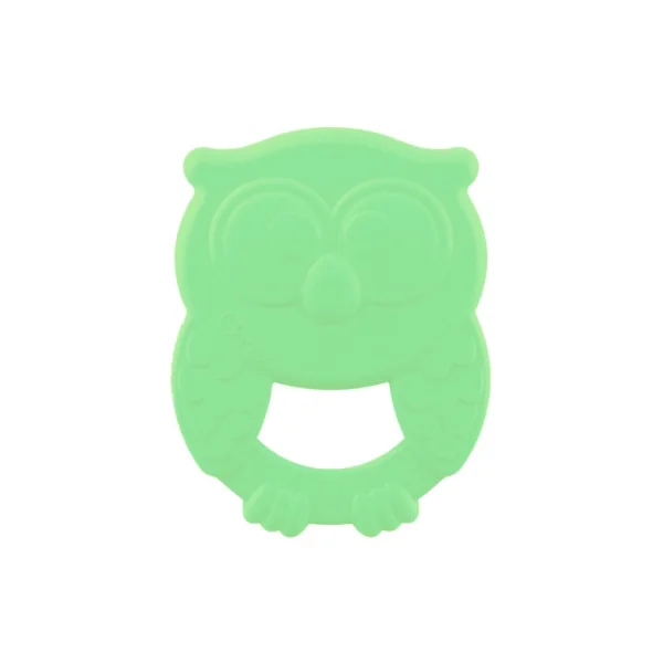 Chicco Hibou de Dentition Eco+ 3-18 Mois - Couleur : Vert Anis