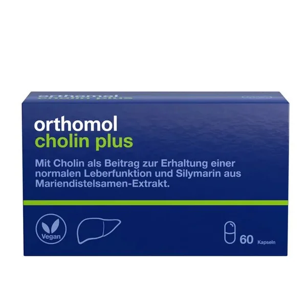 Cholin Plus - zur Erhaltung einer normalen Leberfunktion - mit Silymarin aus Mariendistel-Extrak