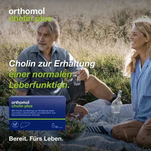 Cholin Plus - zur Erhaltung einer normalen Leberfunktion - mit Silymarin aus Mariendistel-Extrak