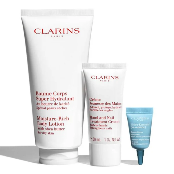 Clarins - Baume Corps Super Hydratant Coffret essentiels hydratation corps