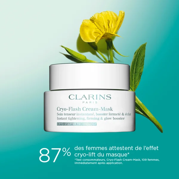 Clarins - Cryo-Flash Masque-Crème Soin Masque Anti-ge