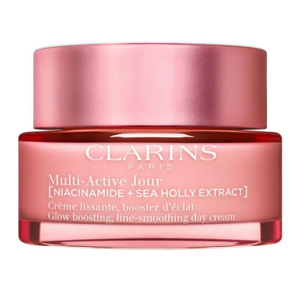 Clarins - Multi-Active Jour Toutes Peaux Crème lissante, booster d'éclat