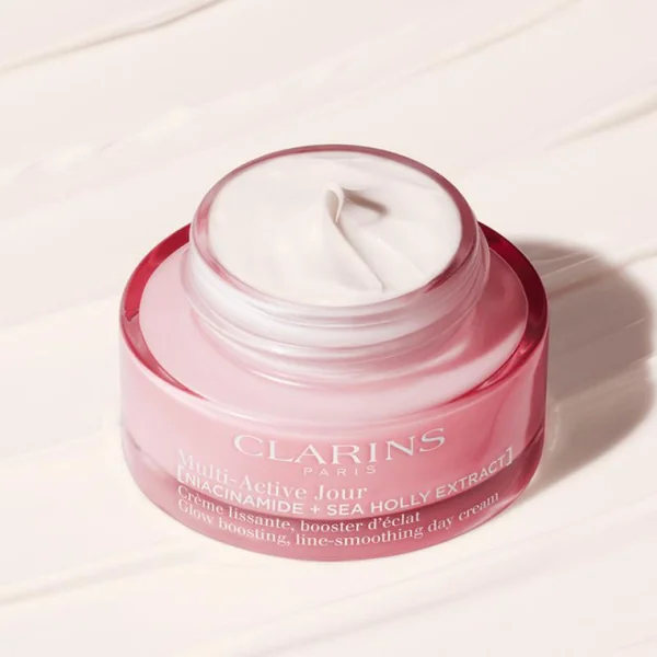 Clarins - Multi-Active Jour Toutes Peaux Crème lissante, booster d'éclat