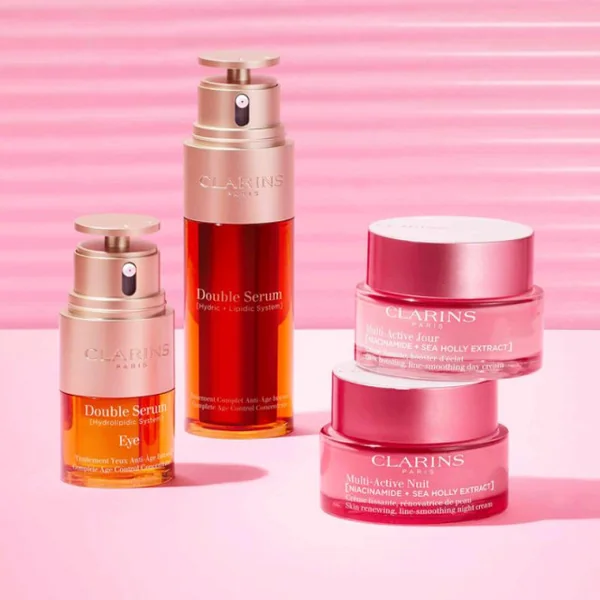 Clarins - Multi-Active Jour Toutes Peaux Crème lissante, booster d'éclat