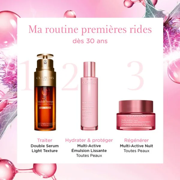 Clarins - Multi-Active Émulsion lissante et booster d'éclat - Toutes Peaux