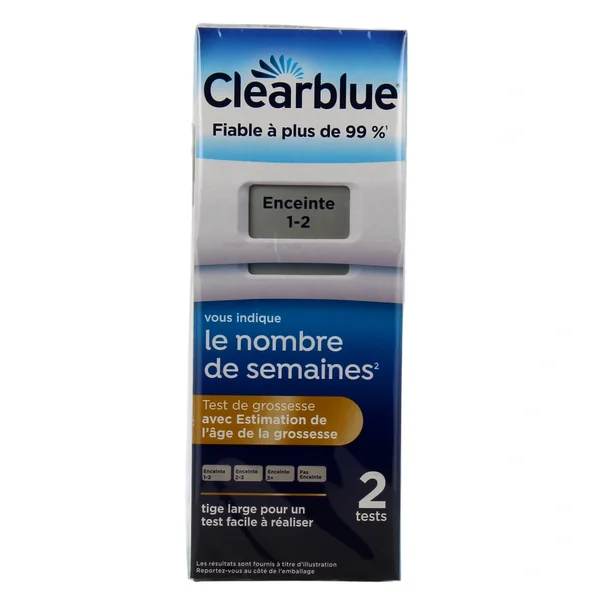 Clearblue Test De Grossesse Digital Estimation De l'ge De Grossesse