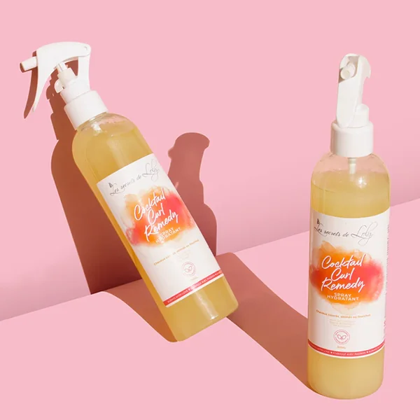 COCKTAIL CURL REMEDY - Spray Hydratant - Cheveux Colorés, Abîmés ou Fourchus, 310ml