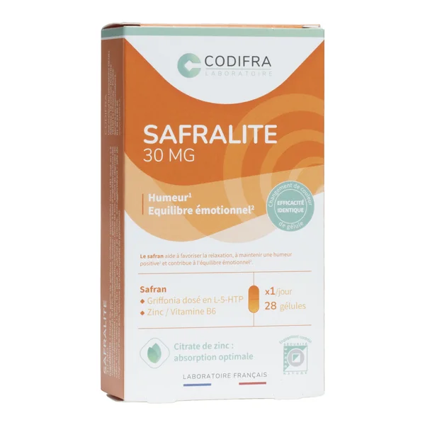 Codifra Safralite 30 mg gélules