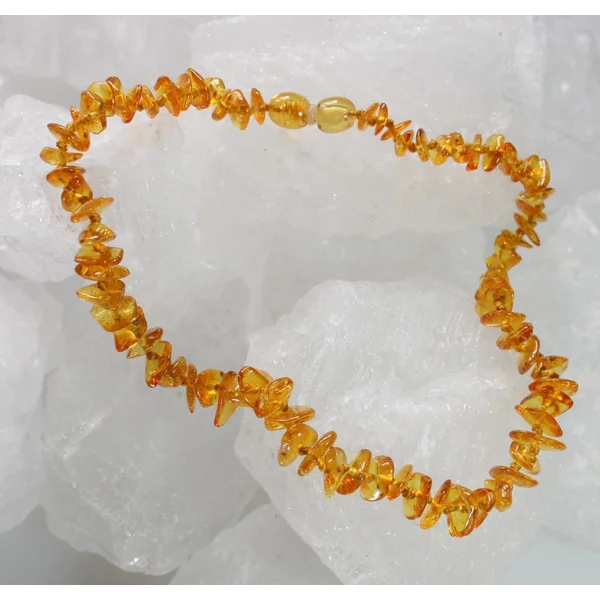 Collier d'Ambre de la mer Baltique pour Bébé