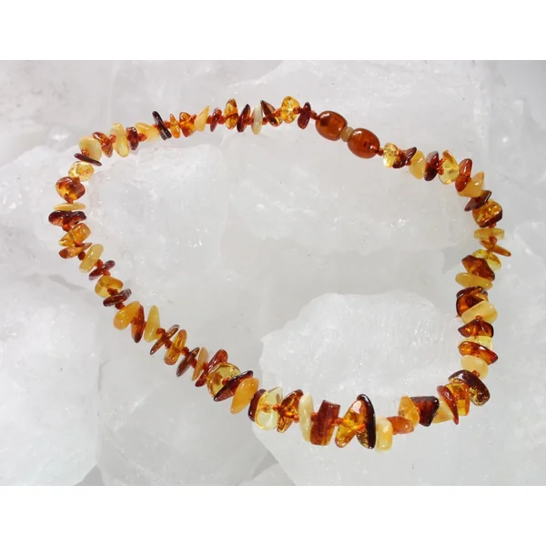 Collier d'Ambre de la mer Baltique pour Bébé