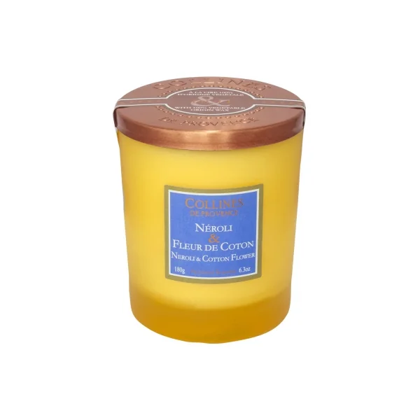 Collines de Provence Bougie Duo 180 g - Senteur : Néroli & Fleur de Coton