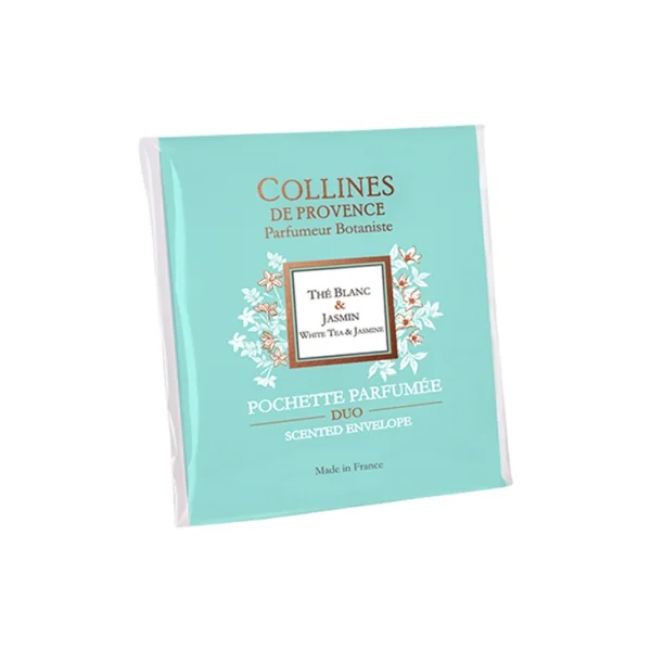 Collines de Provence Pochette Parfumée Duo - Parfum : Thé Blanc & Jasmin