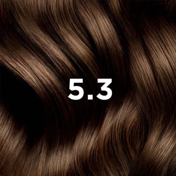 Coloration Teinte 5.3 Châtain Clair Doré 50ml + 50ml + 12ml