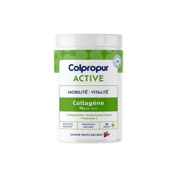 Colpropur Active Collagène Naturel et Bioactif 330 g - Goût : Fruits des Bois