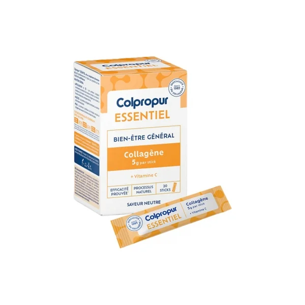 Colpropur Essentiel Bien-Être Général Collagène 5 g 20 Sticks