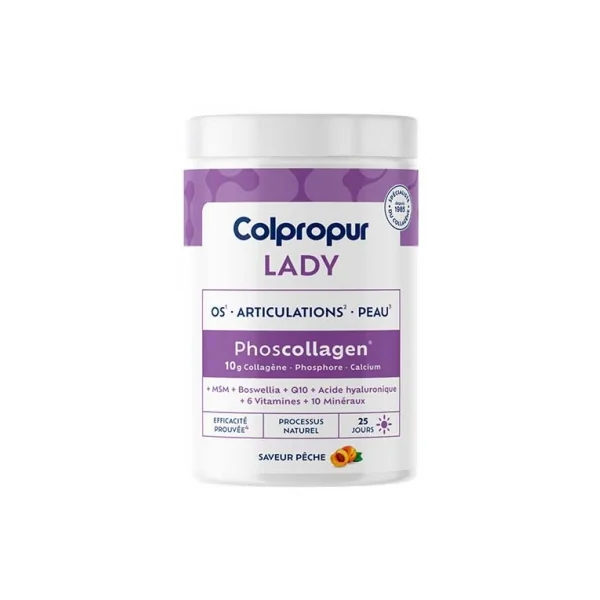 Colpropur Lady Os Peau Articulations 340 g - Saveur : Pêche