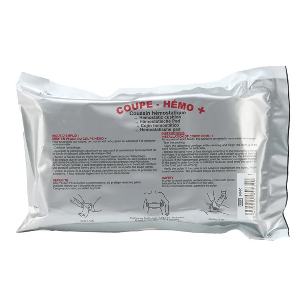 Coussin hémostatique Coupe hémo