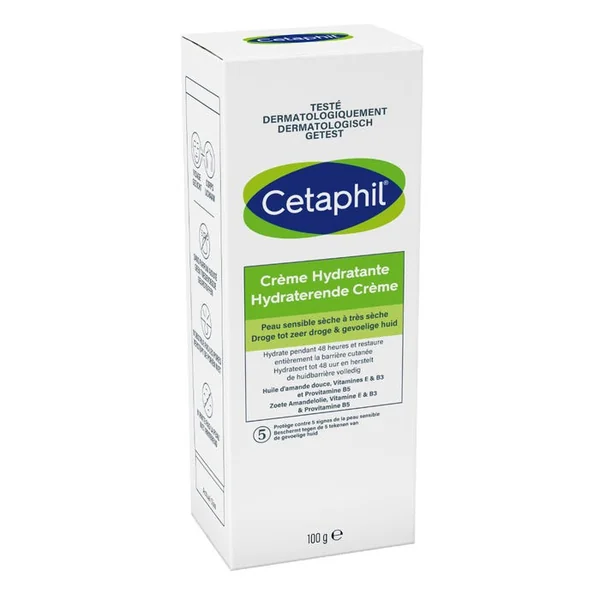 Crème Hydratante - Visage et Corps - Peaux Sèches à Très Sèches, 100g