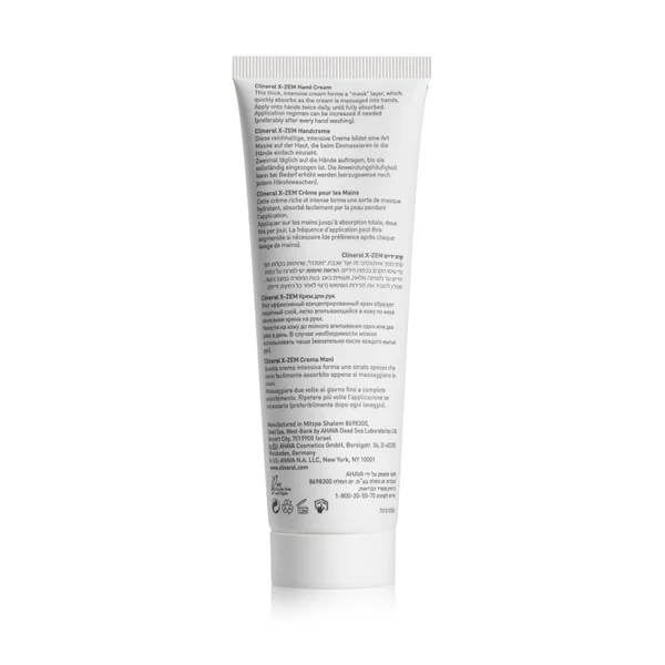 Crème mains X-ZEM Clinéral 125 ml