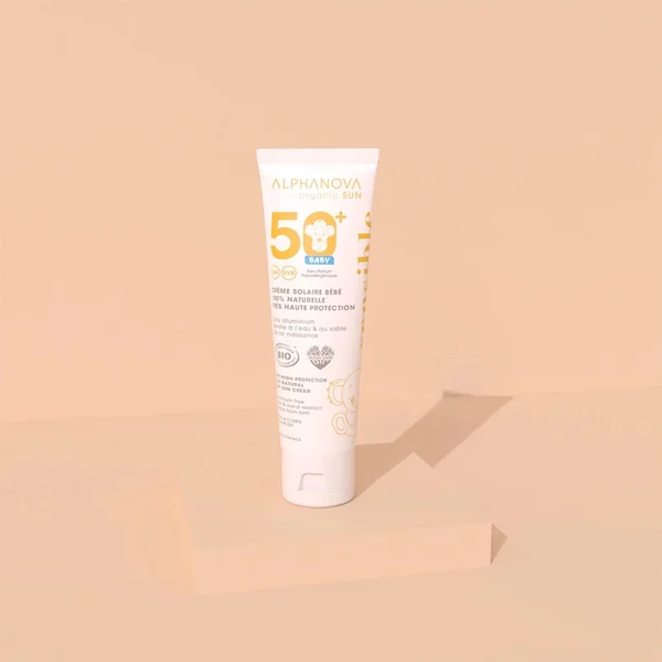 Crème solaire bébé SPF 50+ BIO