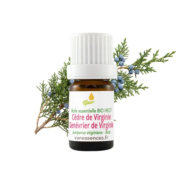 Cèdre de Virginie ou Genévrier- Huile essentielle HECT