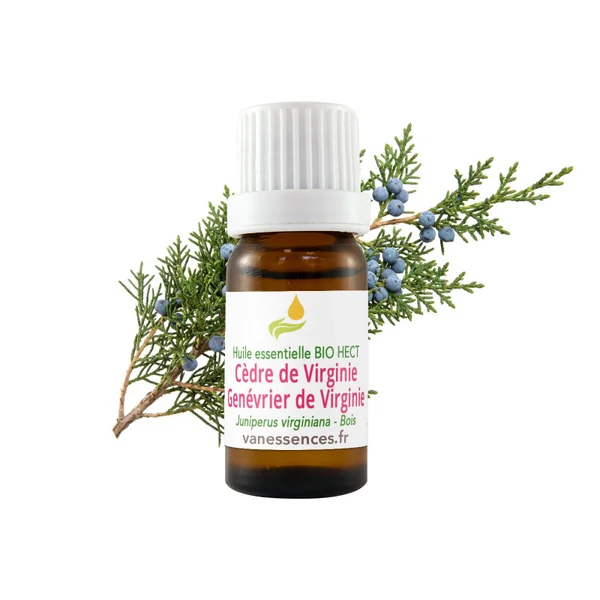 Cèdre de Virginie ou Genévrier- Huile essentielle HECT