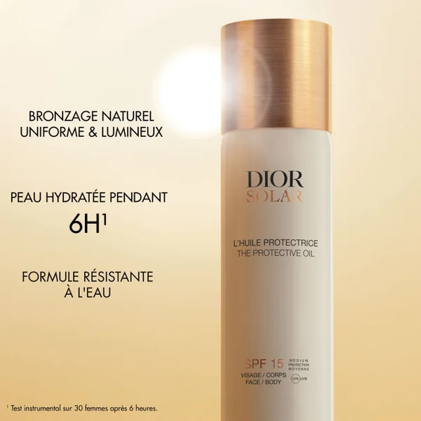 Dior Dior Solar L'Huile Protectrice Visage et Corps SPF 15 Huile solaire - spray solaire