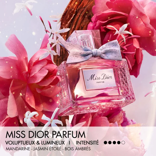 Dior Miss Dior Parfum - notes fleuries, fruitées et boisées intenses