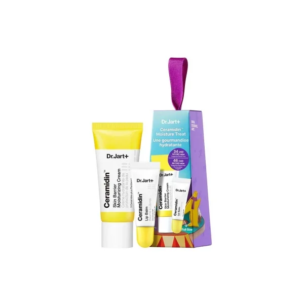 Dr. Jart+ Ceramidin Crème Hydratante Protection de la Peau 15 ml + Baume à Lèvres 7 ml