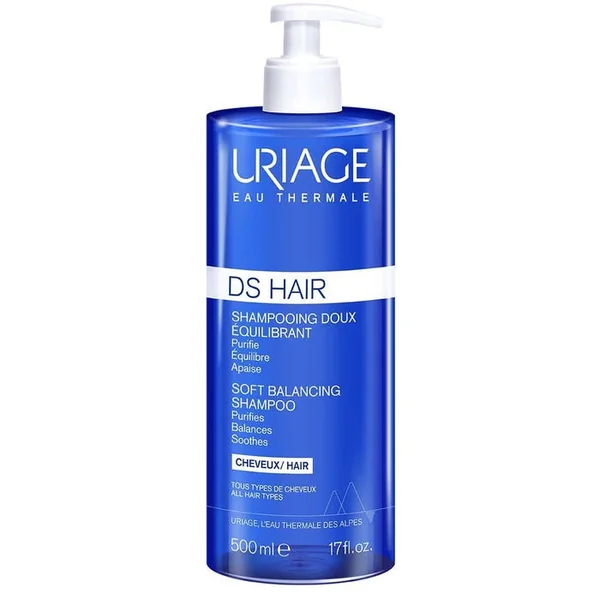 DS HAIR - Shampooing Doux Equilibrant - Tous Types de Cheveux, 500ml