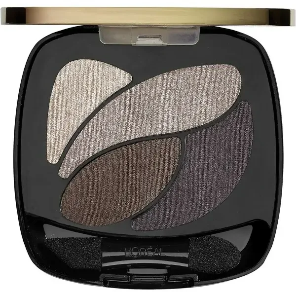 E4 Marron Glacé - Palette Ombre à Paupières SMOKY Color Riche de L'Oréal Paris