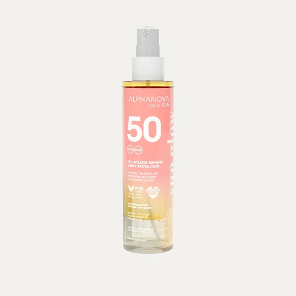 Eau solaire Biphase SPF 50