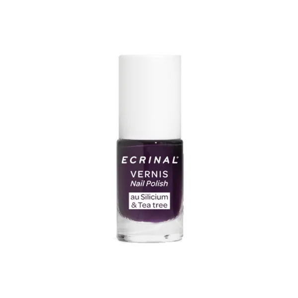 Ecrinal Vernis Silicium + Tea Tree 5 ml - Couleur : Violet Intense