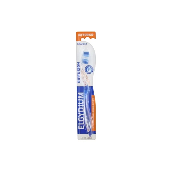 Elgydium Diffusion Brosse à Dents Medium - Couleur : Bleu