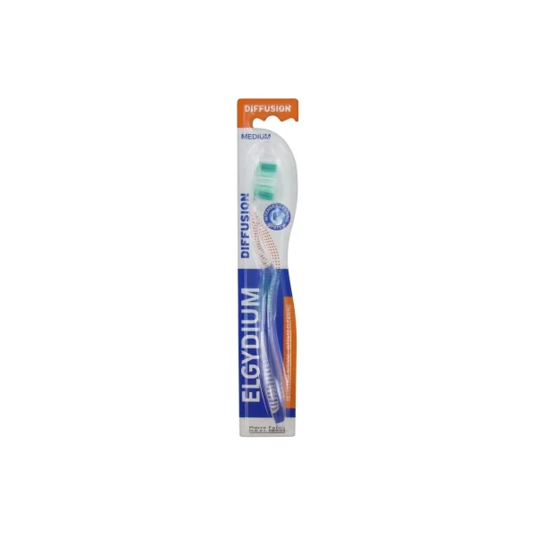 Elgydium Diffusion Brosse à Dents Medium - Couleur : Vert
