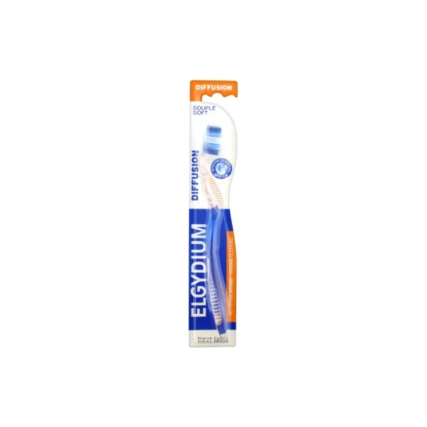 Elgydium Diffusion Brosse à Dents Souple - Couleur : Bleu