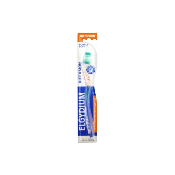 Elgydium Diffusion Brosse à Dents Souple - Couleur : Vert
