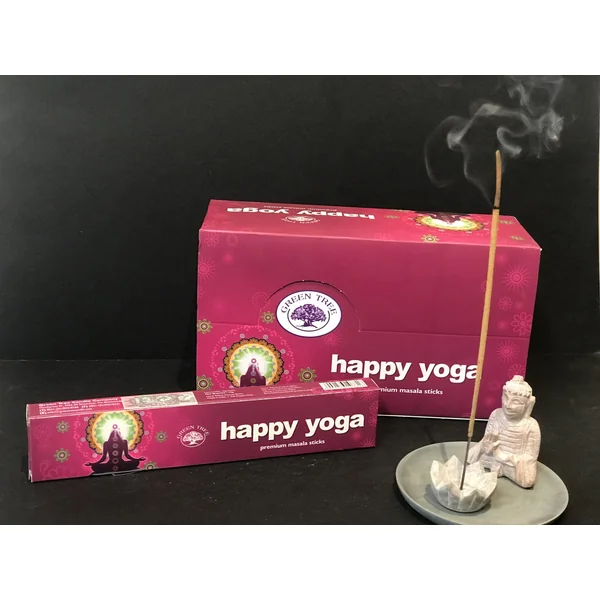 Encens naturel en Bâtonnets Green Tree Happy yoga