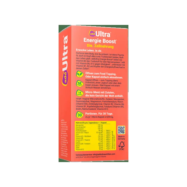 Energie Boost Kapseln 30 St, 19,17 g